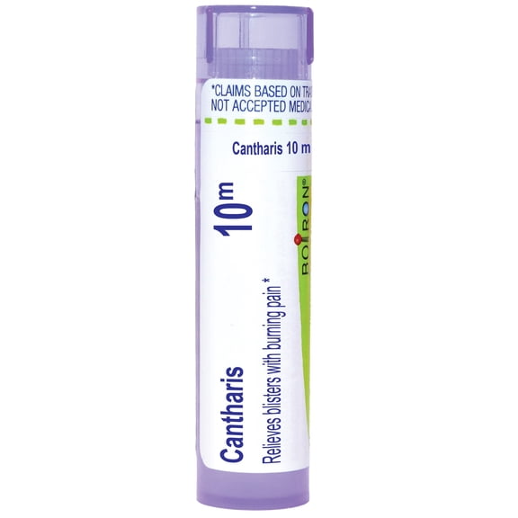 Boiron Cantharis 10M, Homeopathic Medicine for Blisters With Burning Pain, 80 Pellets