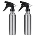 thumbnail image 1 of 2 Pcs 250ml Multi-purpose Aluminium Alloy Empty Spray Bottle Flowers Plants Water Sprayer Refillable Bottle Baking Tools (Silver), 1 of 4