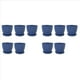 thumbnail image 1 of Macetas de Plástico para Plantas, Paquete de 10 Macetas de 6 Pulgadas con Orificios de Drenaje Y Platillos, para Interiores Y Exteriores D, 1 of 1