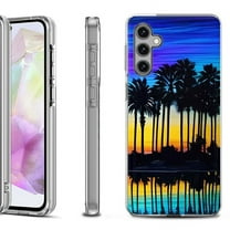 OneToughShield ® Shockproof Phone Case Compatible with Samsung Galaxy A35 5G - Palmtree