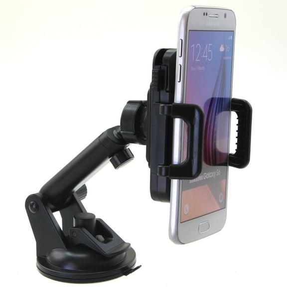 Dash Car Mount for Samsung Galaxy A71 5G - Windshield Holder Telescopic Cradle Swivel Dock Suction Stand R4A Compatible With Samsung Galaxy A71 5G Phone