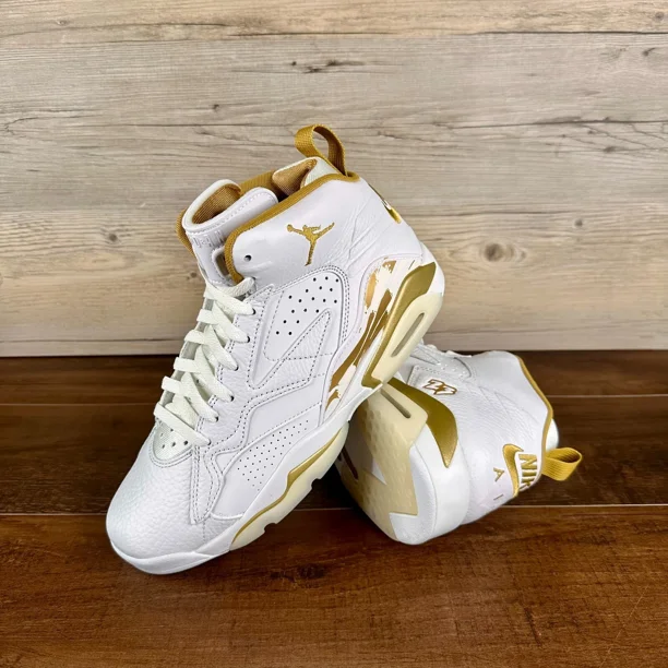 N I-K-E A i r-Jor-dan MVP Mens Size 9 White Metallic Gold Phantom DZ4475 170