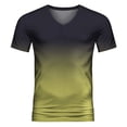 thumbnail image 4 of dmqupv Muscle T Shirts for Men Mens Relaxed Fit Short Sleeve T Shirt Classic T Shirts for Men Yellow Large, 4 of 4