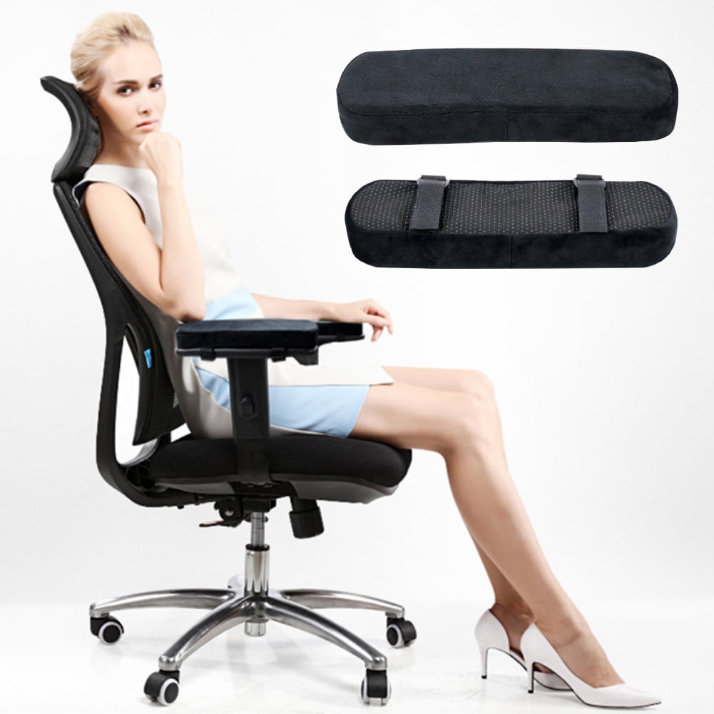 SUPPION 1pc Office Memory Cotton Chair Armrest Pad Memory Cotton Elbow Pillow Office Chair Solid Color Armrest Pad Relieve Elbow Pain 