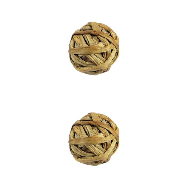 Methold Rattan Ball Twig Craft Decoraciones encantadoras Decoración Juguetes Accesorios Navidad Boda Año Nuevo Mascota Conejo Loro Pájaro Tipo 1 2piezas