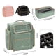 thumbnail image 4 of Qarigey Bolsa de almacenamiento impermeable ligera de tela para viajes y deportes bolsa de viaje impermeable grande Bolsas de mensajero y de hombro Rosa, 4 of 6