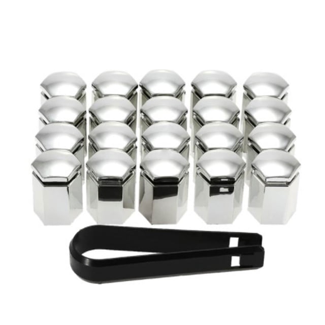 Sidaley Tapa de válvula de neumático de coche ABS de 20 piezas, reemplazo elegante portátil, pieza protectora Hexagonal para vehículo automotriz Vehículos, repuestos y accesorios Mis Plata Sidaley VI018341-02