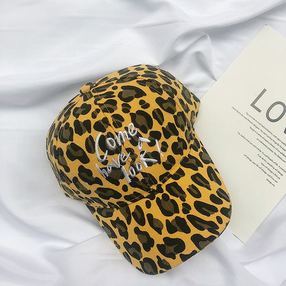 leopard baseball hat
