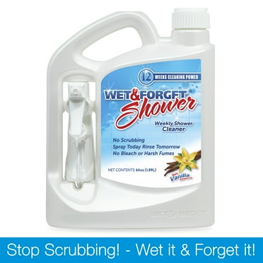 Wet & Forget Weekly Shower Cleaner, Vanilla Scent, 64 fl oz
