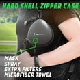 thumbnail image 4 of Máscara de entrenamiento de altitud Entrenador de fuerza respiratoria y respiración cardiovascular 24 niveles de privación de oxígeno, 8 filtros de carbón reemplazables Sport Elevati, 4 of 5