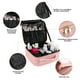 thumbnail image 3 of Estuche de Maquillaje de Viaje, Bolsa de Cosmetiquera Profesional Organizador de Maquillaje Neceser Portátil Impermeable con Divisor Ajustables para Mujer, 3 of 7