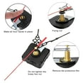 thumbnail image 3 of Clock Mechanism Kit Battery Powered,Quartz Clock Movement Replacement,Wall Clock Parts Motor Replacement DIY Repair Part, 3 of 5