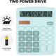 thumbnail image 3 of Desk Calculator, Compact 12-Digit Solar Battery Office Electronic Calculator with LCD Display, Dual Power Desktop Scientific Calculators, 3 of 5