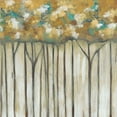 thumbnail image 2 of Zarris, Chariklia 26x26 White Modern Wood Framed Museum Art Print Titled - Golden Canopy I, 2 of 4