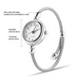 thumbnail image 2 of Spptty Montre Analogique Ronde à Quartz en Alliage pour Femme, Montre-Bracelet Ouverte, Montre Ronde, Montre-Bracelet, 2 of 7