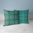 thumbnail image 3 of Twilight Blossom Indoor/Outdoor Pillow with Removable Cover in Green 18x18, 3 of 6