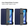 thumbnail image 2 of ELEHOLD for iPad Air 11 Inch Case M2 (2024), iPad Air 11 Case with Pencil Holder, Support iPad 2nd Pencil Charging/Pair, Trifold Stand Smart Case with Soft TPU Back,Auto Wake/Sleep,Deep Blue, 2 of 5