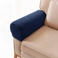 thumbnail image 4 of HLONK Sofa Couch Arm Chair Covers Armrest Armchair Covers Stretch Recliner Slipcover Set of 2 Black  Furniture Protection  Home Decor Accessory  Vintage Style  Snug Fit  Stretchable Fabri, 4 of 6