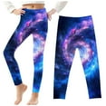 thumbnail image 2 of YUGYXL Girl's Leggings Pants Tie Dye Lightweight Slim Trousers Elastic High Waist Comfy Thin Long Pants Holiday Trouser C Multicolor 5 Years, 2 of 5