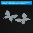 thumbnail image 4 of Unique Bargains Organza Butterfly Ornament, 20 Pack Fabric Butterflies Bows Butterfly Decoration Appliques, Light Blue, 4 of 6