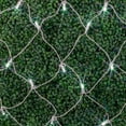 thumbnail image 4 of Novelty Lights 4x6 Net Lights, 100 Pure White LEDs with 4 Inch Spacing, 5mm Wide Angle Bulbs on White Wire, Connectable End To End, Outdoor Weather Resistant Hedge and Bush Lighting, 4 of 5