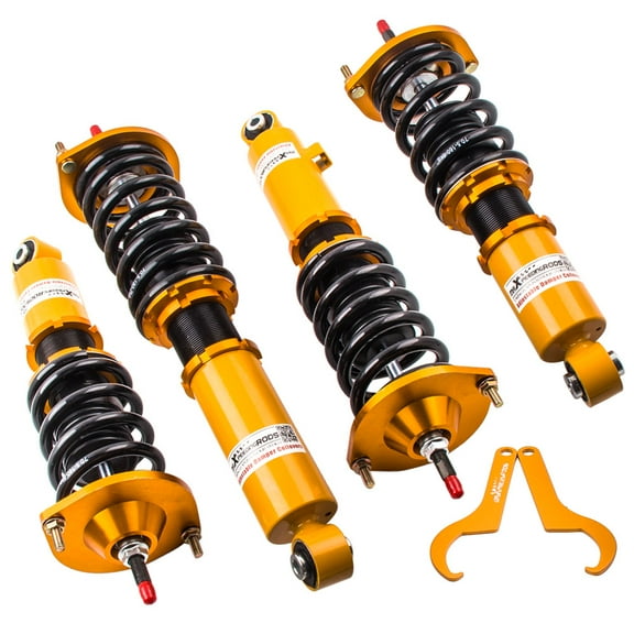 Maxpeedingrods Coilover Suspension Shocks Struts fit for Mazda Miata MX-5 NA6 NA8 NB1 1990-2005