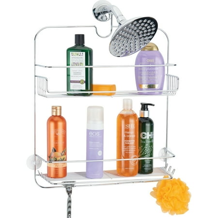 Mainstays Hadyn Wide Shower Caddy, Chrome