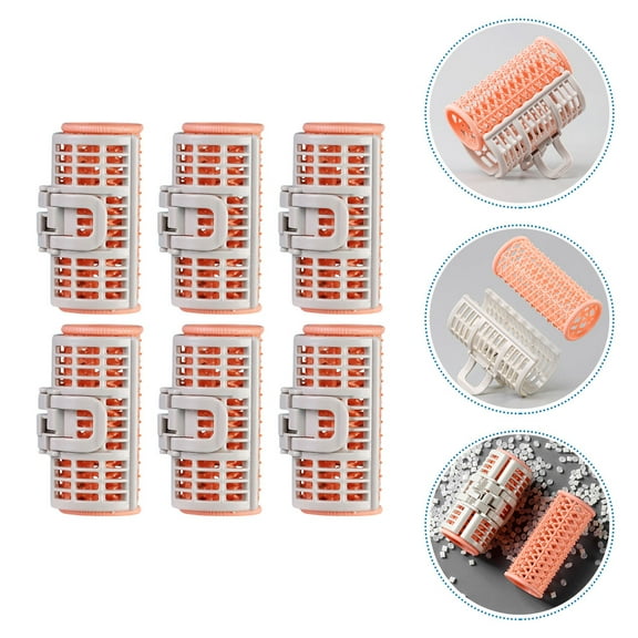 Hemobllo 6pcs Hair Styling Rollers Hair Curler Spring Clip Multi ABS Root Lifting for Women