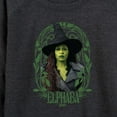 thumbnail image 3 of Wicked: Part 2 -  Art Noveau Elphaba - Women's French Terry Long Sleeve Pullover, 3 of 5