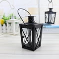 thumbnail image 2 of Promotion!Metal Frame Tabletop Candle Lantern Holder Decorative Decorative Hanging Candle Holder Classic Style Lantern For Wedding Party White, 2 of 4