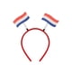 thumbnail image 2 of Diadema con lazo con la bandera de la Copa del Mundo de EE. UU., Canadá y México, decoración para fiestas de fanáticos, diadema con bandera, diadema de plástico, 2 of 6