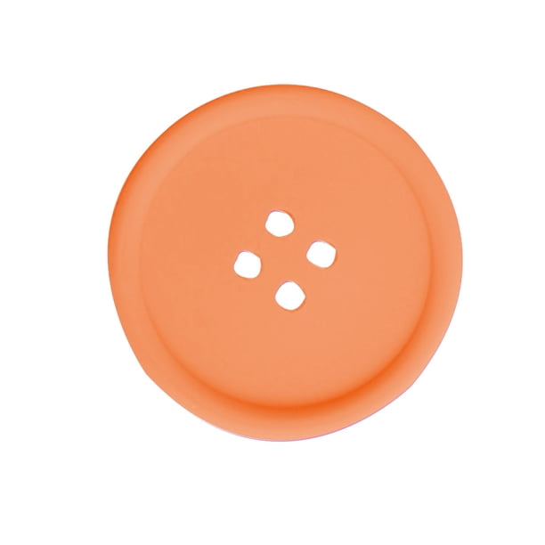 Bewildely Aislamiento de círculo de silicona de Almohadillas de taza flexibles y duraderas Soportes de cuchara Resto de Mostrada naranja