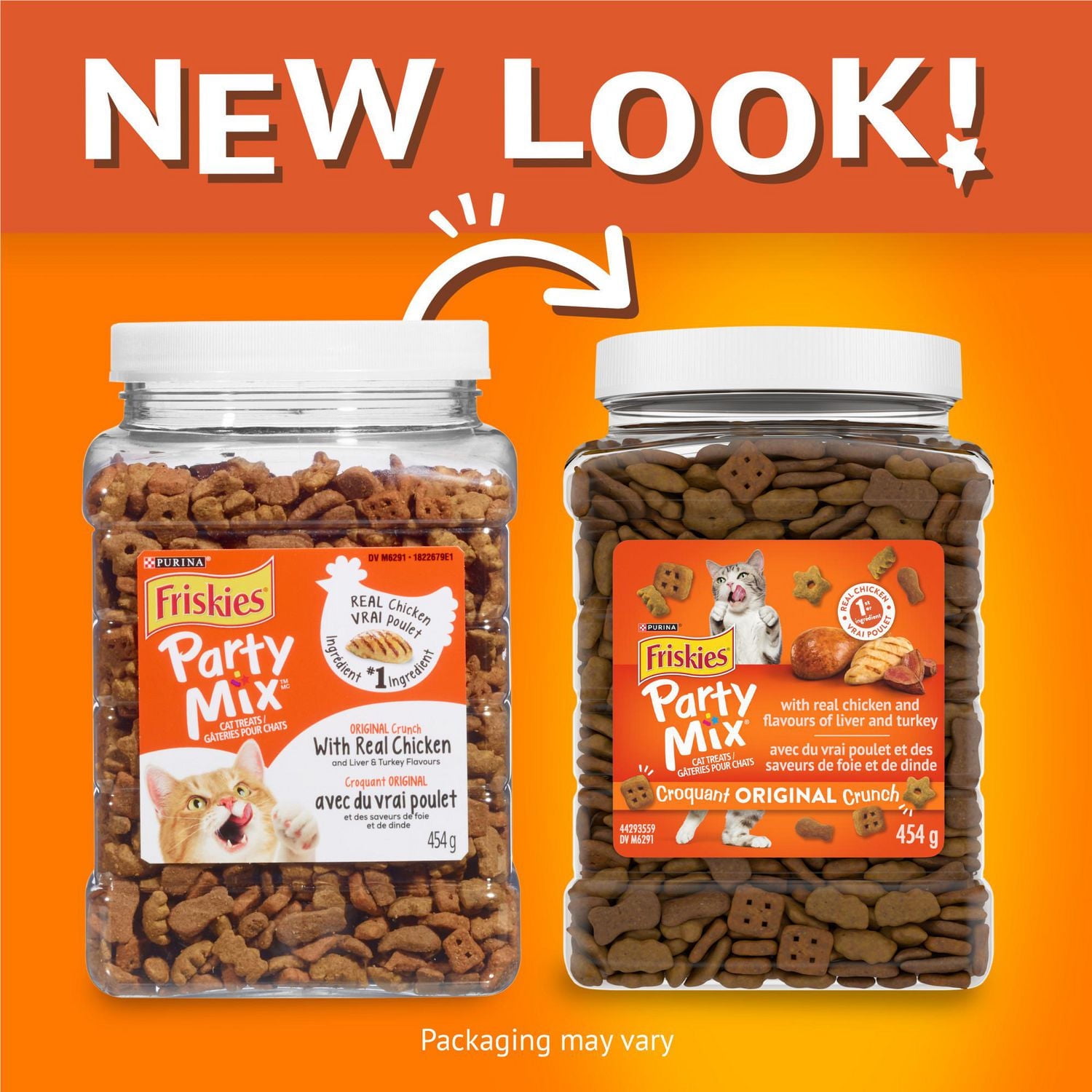 Friskies Party Mix Original Crunch, Cat Treats 454g, 454 g