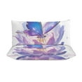 thumbnail image 3 of 3 Pcs Soft Bedding Set, Includes 1 Duvet Cover with Zipper And 2 Pillow,Shams Fantasy Butterfly Twin(86"x70"), 3 of 8