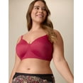 thumbnail image 4 of Playtex Full-Coverage Wireless T-Shirt Bra, Moisture-Wicking  Digital Rose 40DD Women's, 4 of 5