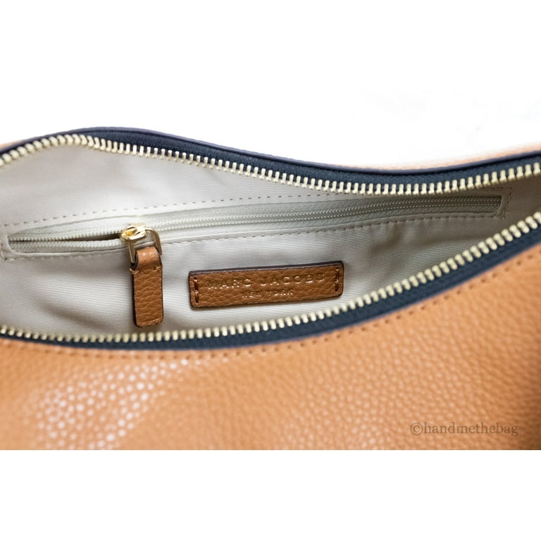 Marc Jacobs Drifter Small Pebbled Leather Hobo Shoulder Crossbody Handbag
