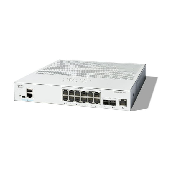 Cisco Catalyst 1300-12XT-2X - Switch - L3 - smart - 12 x 10GBase-T + 2 x 10 Gigabit SFP+ - rack-mountable