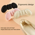 thumbnail image 6 of Soumake 4Pcs Thick Heel Shoe Grip Self-adhesive Abrasion Resistant Non-slip Prevent Chafing Heel Protector Big Shoes Heel Cushion Insert for Women, 6 of 8