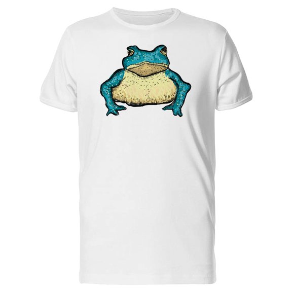 Blue Sitting Frog Tee Men's -Image by Shutterstock