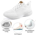 thumbnail image 5 of Ablanczoom Womens Sneakers Shoes: Comfortable Woman Running Shoes Lightweight Athletic Tennis Shoe, 5 of 7