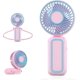 thumbnail image 1 of Portable Handheld Fan, Hand Fan with USB Rechargeable Battery, Mini Electric Pocket Fan Foldable for Desktop, Home,Office, 1 of 5