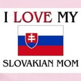 thumbnail image 2 of CafePress - I Love My Slovakian Mom Infant Bodysuit - Baby Light Bodysuit, Size Newborn - 24 Months, 2 of 4