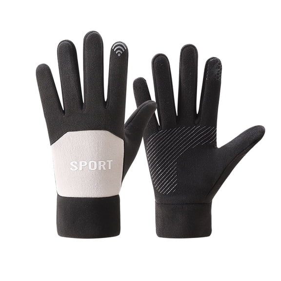 Women's Gloves Mittens Ladies Winter Fleece Thickening Cold Proof Outdoor Driving Riding Sports Non Slip Touched Screen Gloves Unisex, Women's Accessories Gloves Mittens