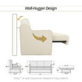 thumbnail image 6 of Qualitex Ethos Console DX RV Sofa Bed - 72" Wide - Bisque Ultimate Leather, 6 of 9