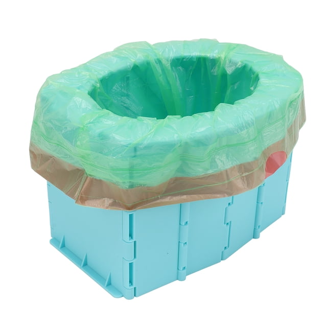 Inodoro Portátil Para Niños, Inodoro De Entrenamiento Para Ir Al Material ABS Diseño Portátil Plegable Conveniente Práctico Para Acampar