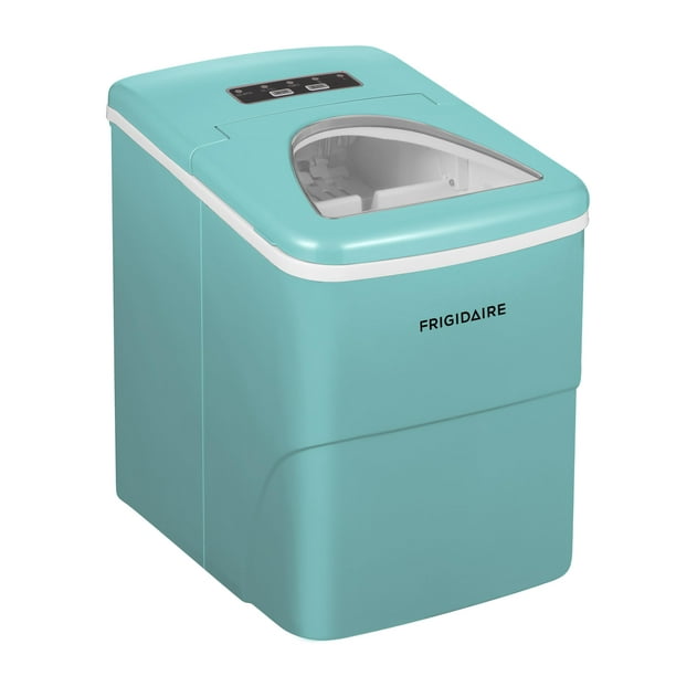 Frigidaire EFIC108-BLUE - Máquina de hielo portátil, compacta, azul, 26 libras por día