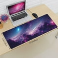thumbnail image 2 of Nebula Galaxy Extended Large Gaming Mouse Pad Non Slip Rubber Base Mousepad Stitched Edges 31.5 X 11.8 Inch, 2 of 6