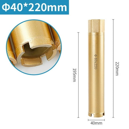 

BAMILL 220mm Wet Diamond Core Bit 20-83mm Drill Bit Reinforced Concrete Drilling Hole