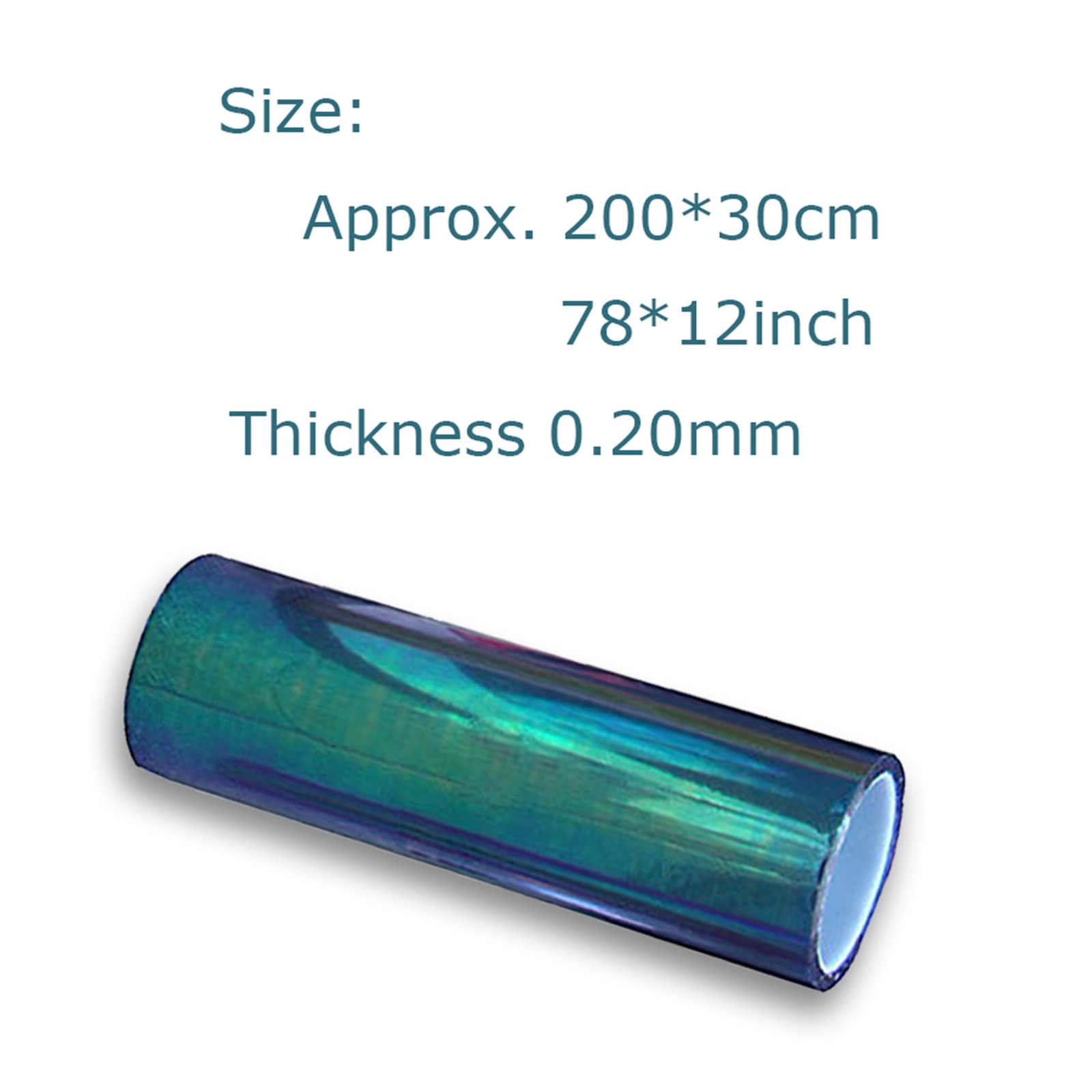 Car Headlight Tint Film,Colorful Blue Chameleon Film for Car SUV Headlight Taillight Vinyl Tint Film Wrap 12"x78"
