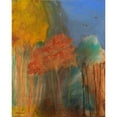 thumbnail image 3 of Maria, Robin 15x18 Black Modern Framed Museum Art Print Titled - Red Tree, 3 of 5